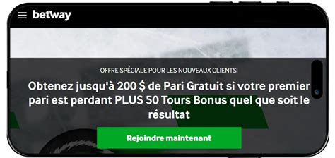 betway paris sportifs.